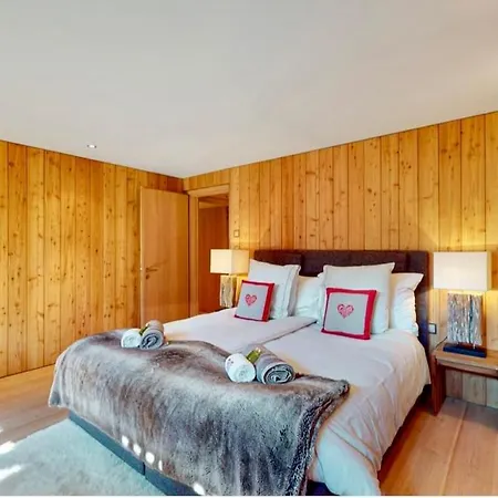 Chalet Les Moulins 5 Cheminee Piscine Sauna Parking Prive Verbier