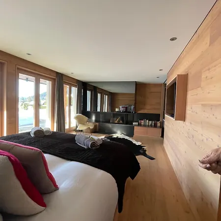 Les Moulins 5 Cheminee Piscine Sauna Parking Prive Chalet