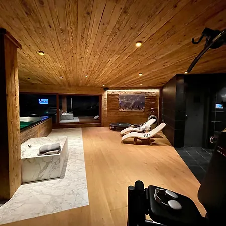 Les Moulins 5 Cheminee Piscine Sauna Parking Prive Chalet *