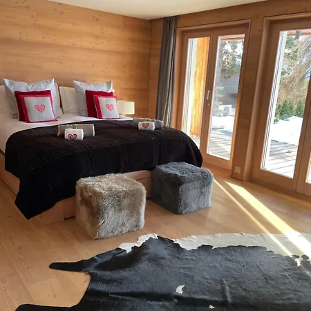 Les Moulins 5 Cheminee Piscine Sauna Parking Prive * Verbier