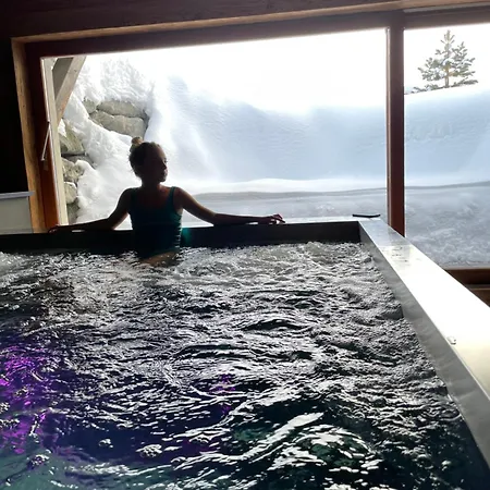 Les Moulins 5 Cheminee Piscine Sauna Parking Prive Chalet Verbier