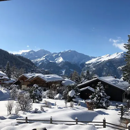 Les Moulins 5 Cheminee Piscine Sauna Parking Prive * Verbier