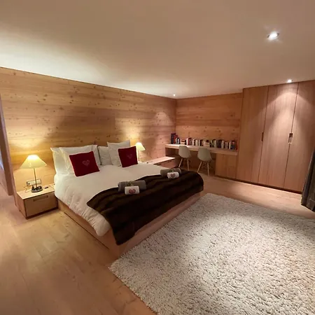 Chalet Les Moulins 5 Cheminee Piscine Sauna Parking Prive