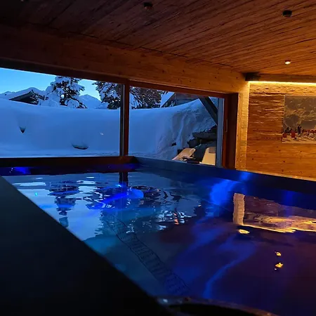Les Moulins 5 Cheminee Piscine Sauna Parking Prive Chalet Verbier