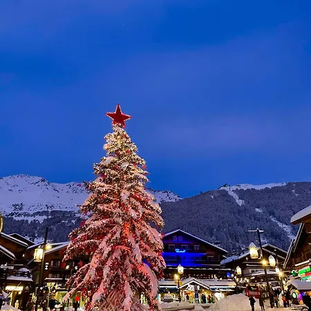 Chalet Les Moulins 5 Cheminee Piscine Sauna Parking Prive Verbier