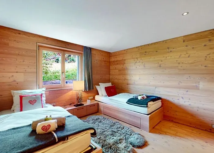 Domek alpejski Les Moulins 5 Cheminee Piscine Sauna Parking Prive