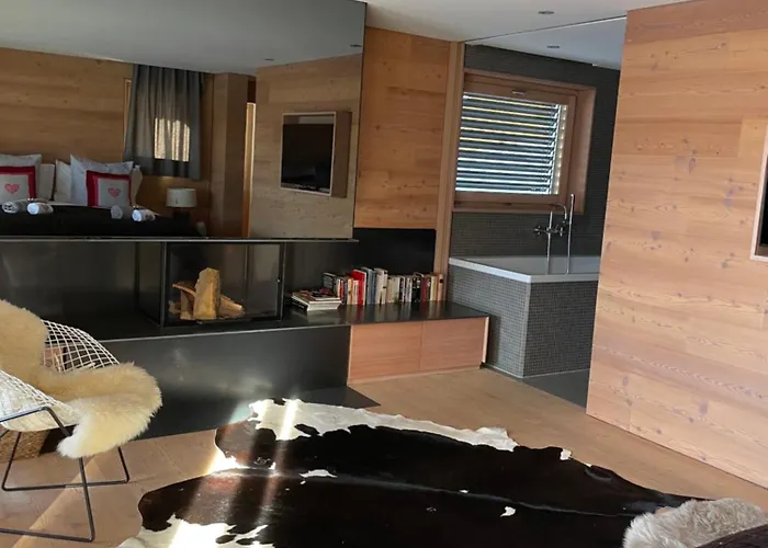 Les Moulins 5 Cheminee Piscine Sauna Parking Prive Verbier