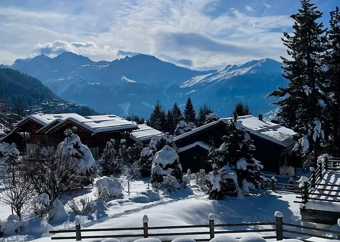 Domek alpejski Les Moulins 5 Cheminee Piscine Sauna Parking Prive *