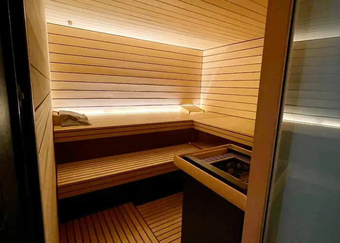 Les Moulins 5 Cheminee Piscine Sauna Parking Prive Domek alpejski *