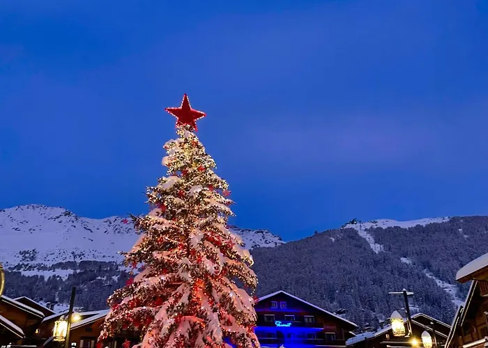 Domek alpejski Les Moulins 5 Cheminee Piscine Sauna Parking Prive Verbier