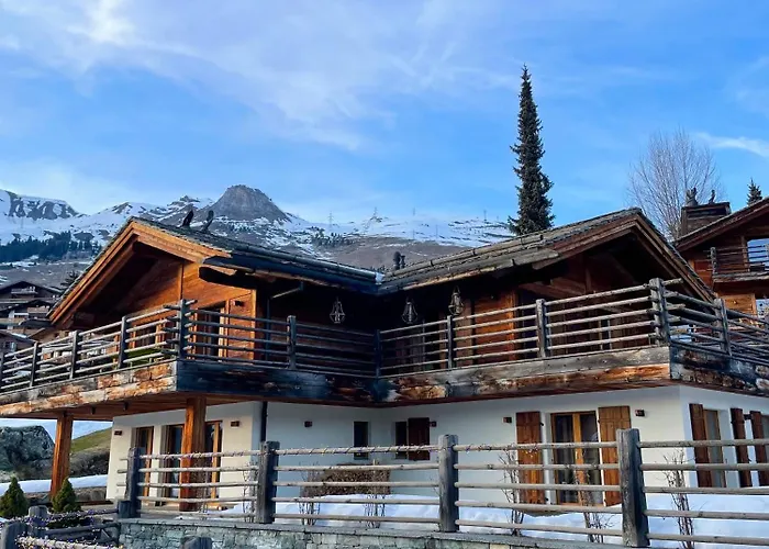 Les Moulins 5 Cheminee Piscine Sauna Parking Prive Domek alpejski