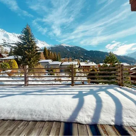Les Moulins 5 Cheminee Piscine Sauna Parking Prive Chalé Verbier